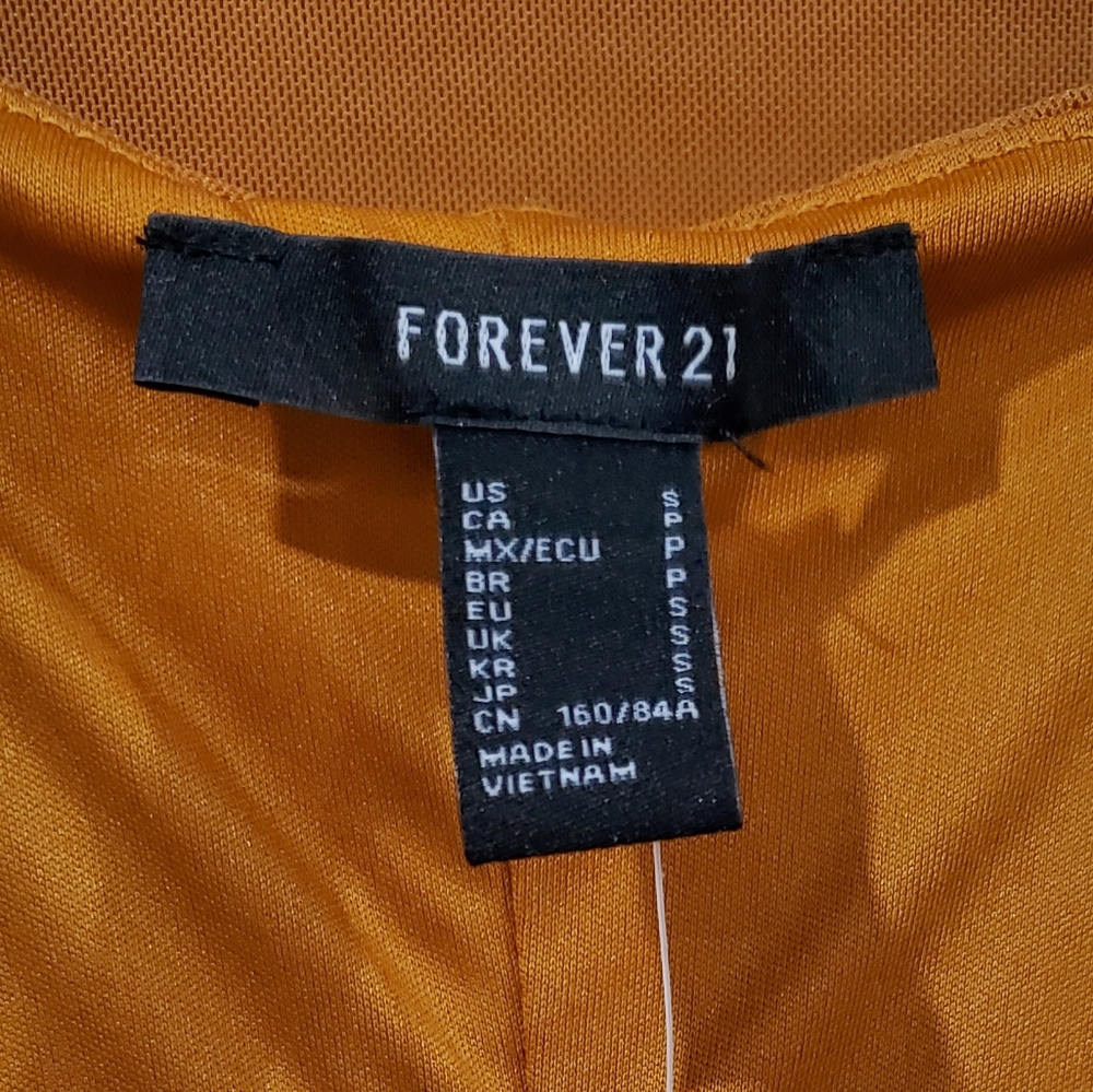Forever 21 Ruched Cognac Dress - Picture 5 of 6